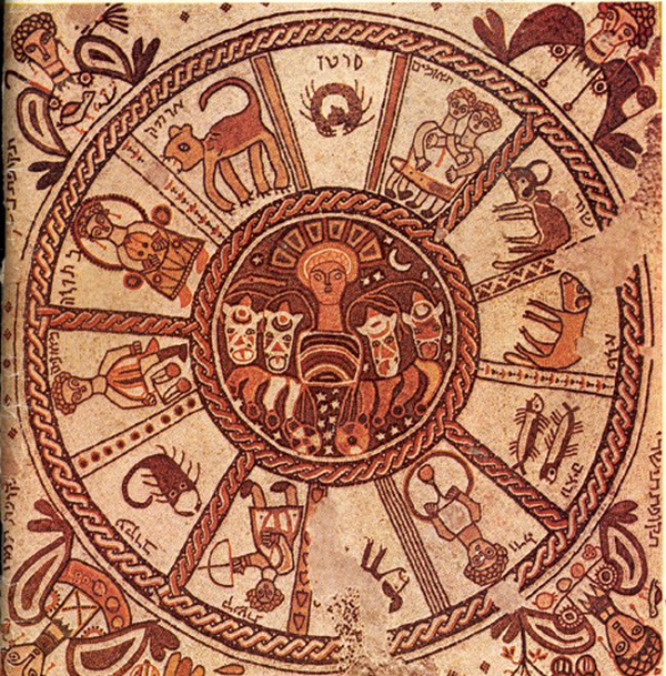 Beit_Alpha Zodiac+4 seasons 518-527AD